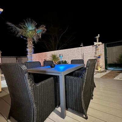 La terrasse, by night !